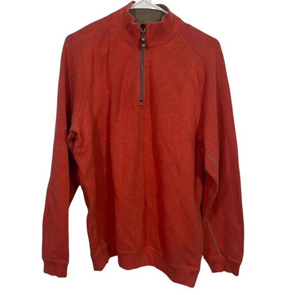 Tommy Bahama Half Zip Pullover Sweatshirt - Picture 1 of 3